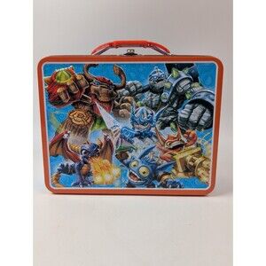 Skylanders Giants Metal Lunch Box Tin 8x6x3 Carry Case Activision Game